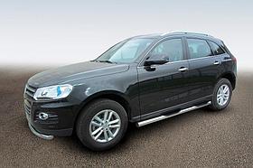 Защита порогов d76 с проступями Zotye T600