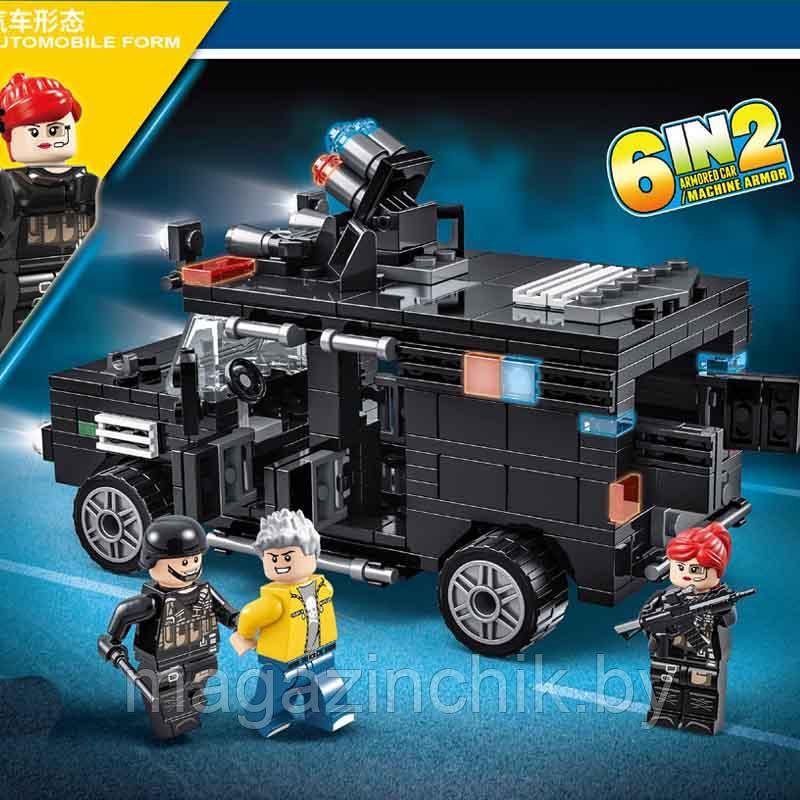 Конструктор Грузовик спецназа, SWAT, 454 дет., 100047, аналог LEGO City - фото 2 - id-p131579343