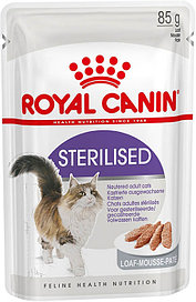 Royal Canin STERILISED LOAF 85г, паштет для кошек после стерилиз