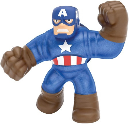 Гуджитсу Игрушка тянущаяся фигурка "Капитан Америка" 12 см. GooJitZu 38181 - фото 1 - id-p131581025