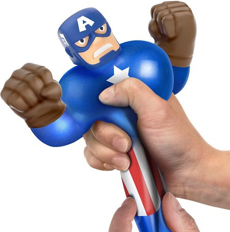 Гуджитсу Игрушка тянущаяся фигурка "Капитан Америка" 12 см. GooJitZu 38181 - фото 2 - id-p131581025