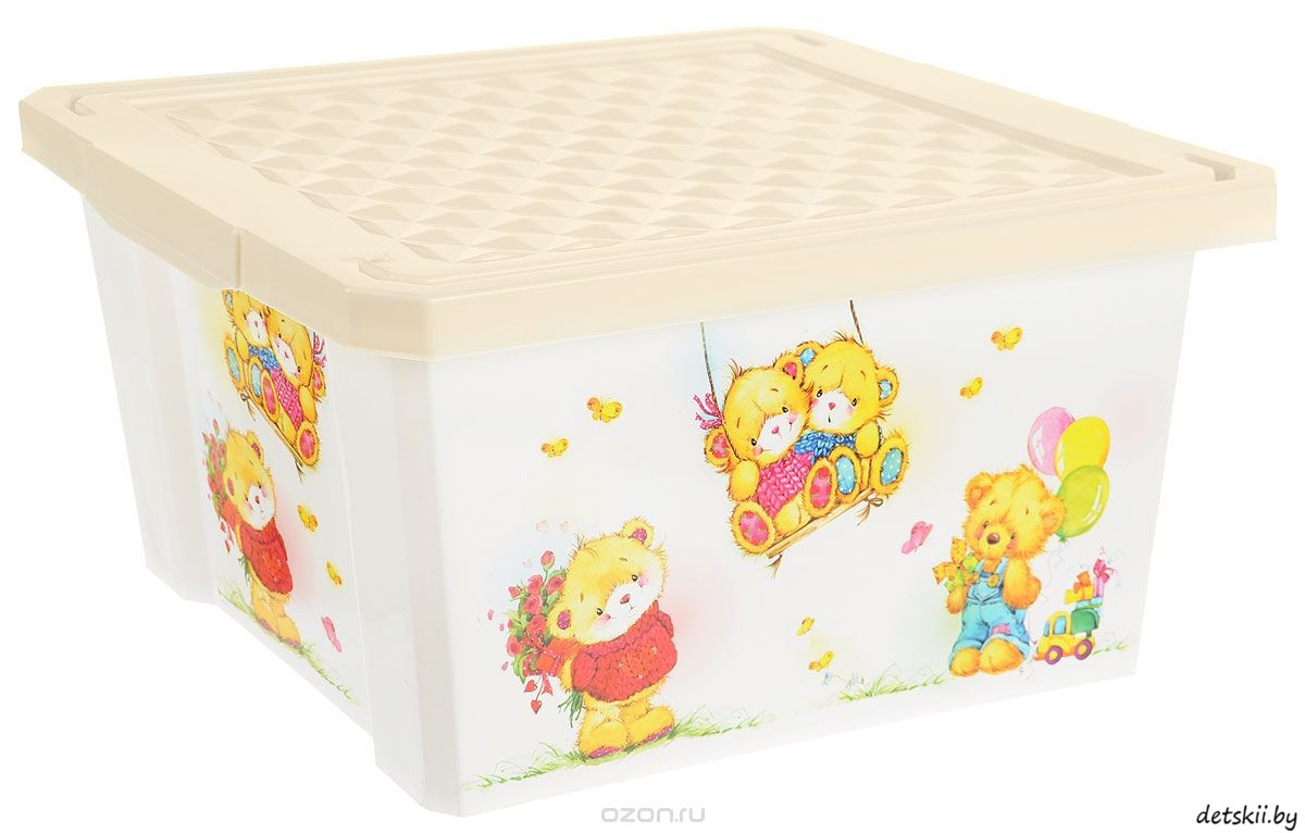 Детский ящик для хранения Little Angel "Bears" LA1025IR