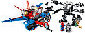 Конструктор Реактивный самолёт Человека-Паука против Робота Венома, Lari 11500, фото 3
