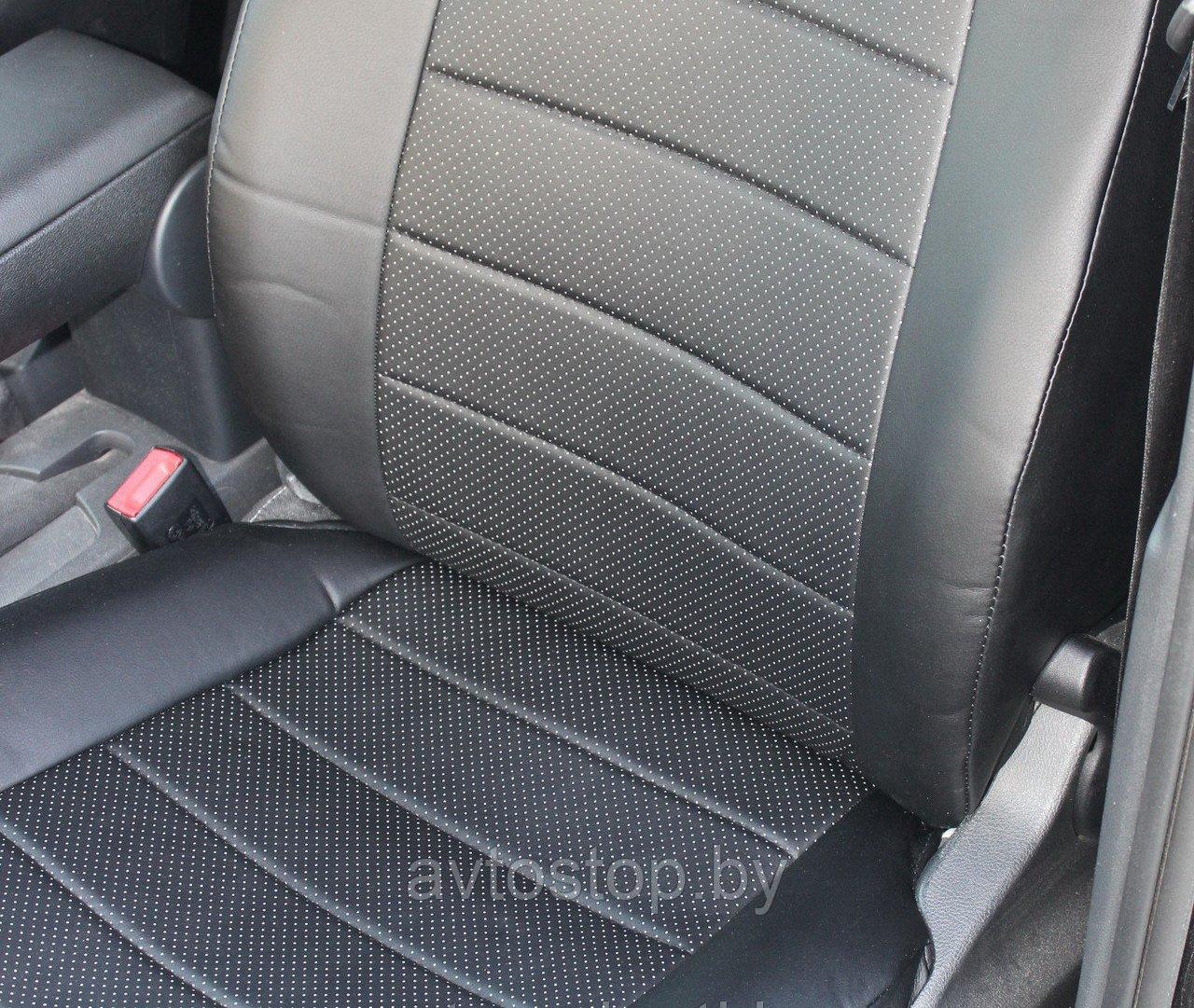 АВТОЧЕХЛЫ для Skoda Rapid экокожа,с подлокотником задним - фото 4 - id-p131622290