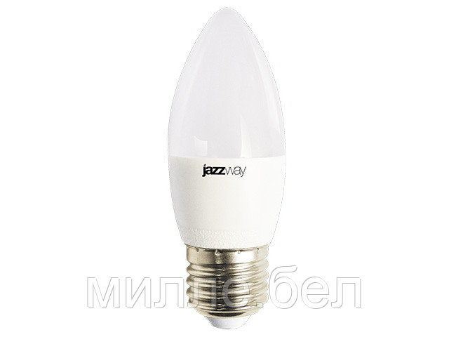 Лампа светодиодная C37 СВЕЧА 8Вт PLED-LX 220-240В Е27 4000К JAZZWAY (60 Вт аналог лампы накаливания, - фото 1 - id-p131632045