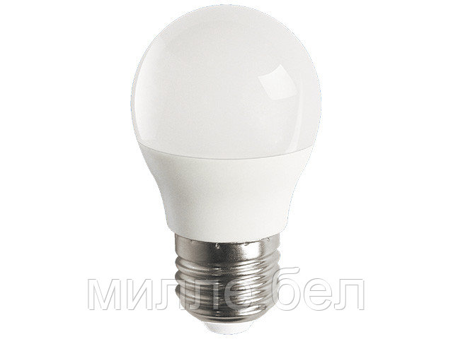 Лампа светодиодная G45 ШАР 8Вт PLED-LX 220-240В Е27 3000К JAZZWAY (60 Вт аналог лампы накаливания, - фото 1 - id-p131632054
