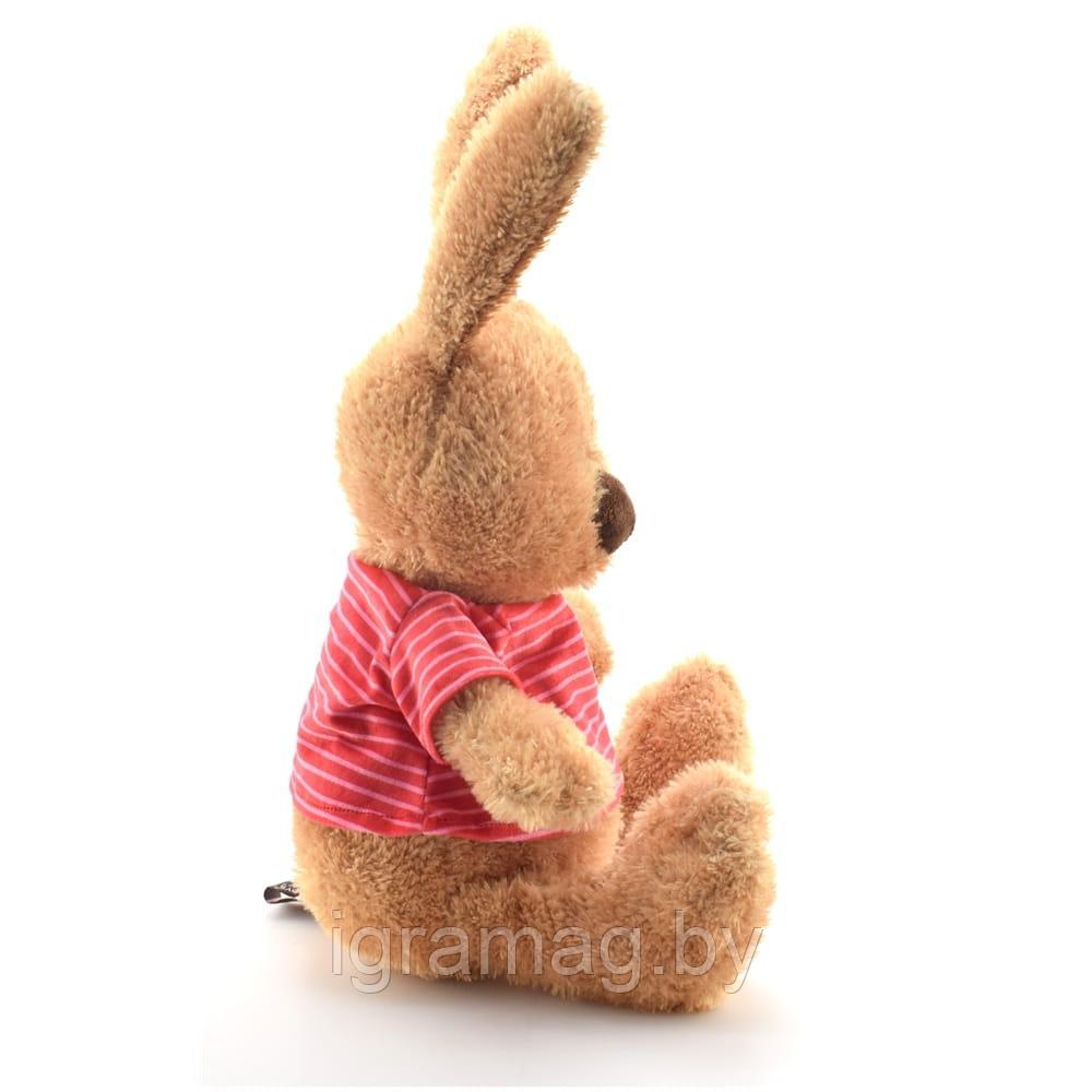 Мягкая игрушка - Кролик Ушастик в маечке, 25 см - фото 2 - id-p131646713