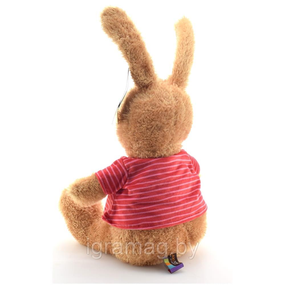 Мягкая игрушка - Кролик Ушастик в маечке, 25 см - фото 3 - id-p131646713