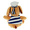 Мягкая игрушка - Собака морячок, 15 см, фото 3