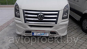 Накладки на переднюю решетку VW Crafter 2006-2012