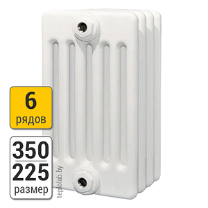 Радиатор трубчатый Arbonia 6035 6-350 (межосевое - 280 мм)