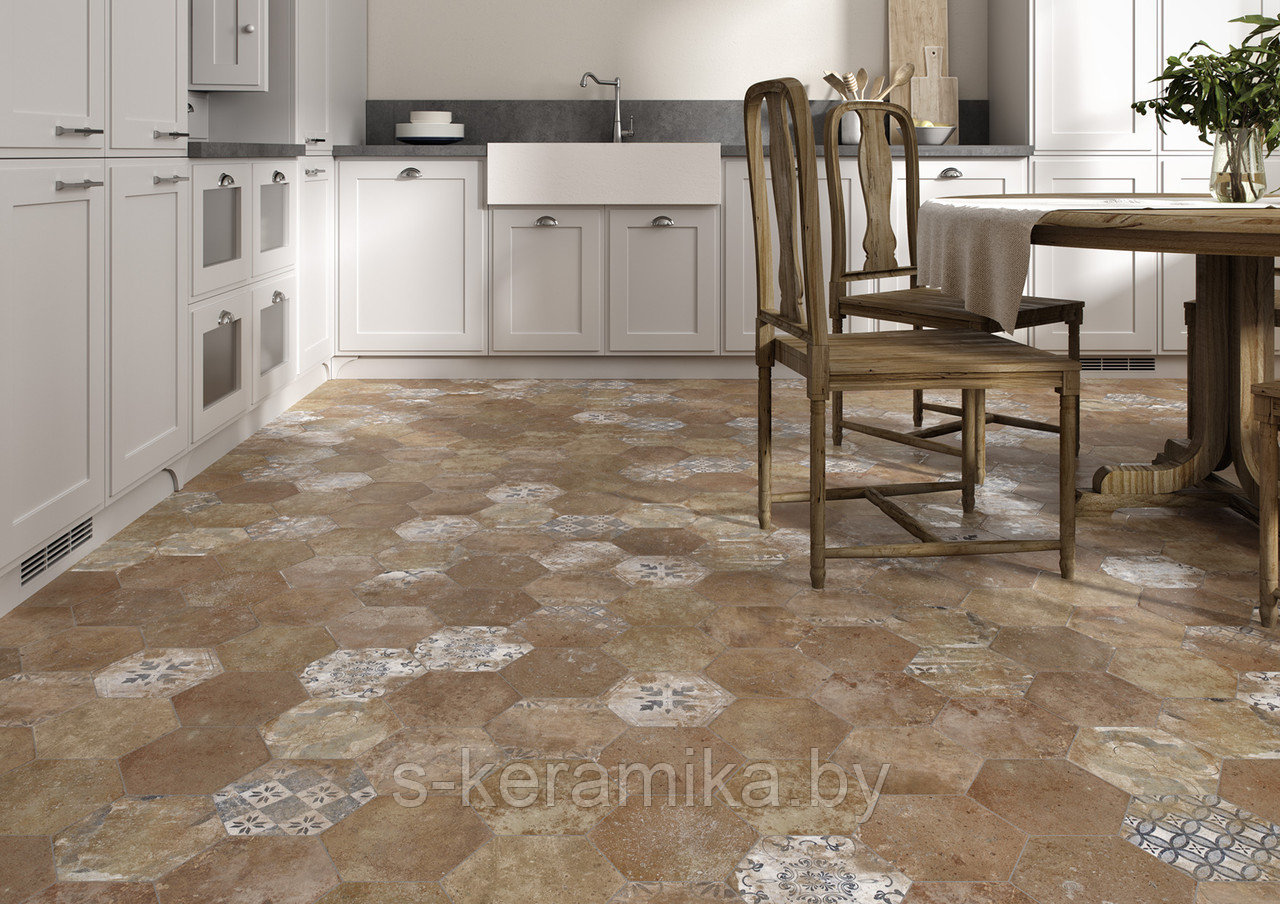 Керамогранит гексагон OSET GODOY 20x24cm ОСЕТ ГОДОЙ Hexagon