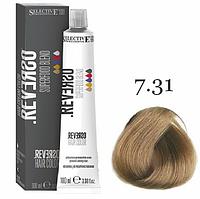 Крем-краска для волос без аммиака Reverso Hair 7.31 "Reverso Hair Color"Блондин "Бразильский орех" (Selective
