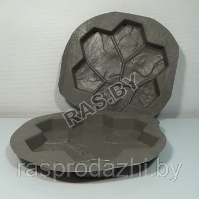 Набор форм для производства тротуарной плитки Каменный цветок 2 формы (арт. 5-4517) - фото 1 - id-p21759654