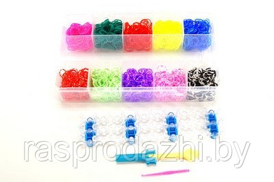 Большой набор резинок для плетения Loom Bands (арт. 9-3725) - фото 1 - id-p21759940