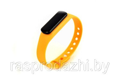 Спортивный умный браслет с мониторингом физической активности Xiaomi Mi Band (фитнес-трекер) оранжевый (арт. - фото 1 - id-p61356667