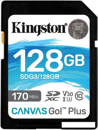 Карта памяти Kingston Canvas Go! Plus SDXC 128GB, фото 2