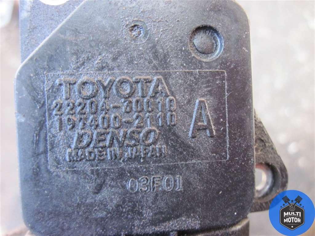 Расходомер воздуха TOYOTA YARIS I (1999-2005) 1.4 D-4D 1ND-TV - 75 Лс 2004 г. - фото 2 - id-p131728792