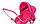 Детская коляска-трансформер для кукол Melogo, розовый горошек, арт.9391-7, фото 2