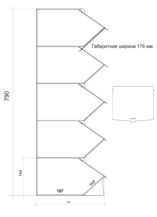 Диспенсер для мармеладов, конфет, снеков, орехов 5-ти ярусный - фото 4 - id-p131732048