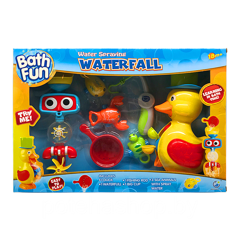 Набор для купания Водяная мельница Waterfall 9602 игрушка для игры в ванной с водой - фото 1 - id-p131748435