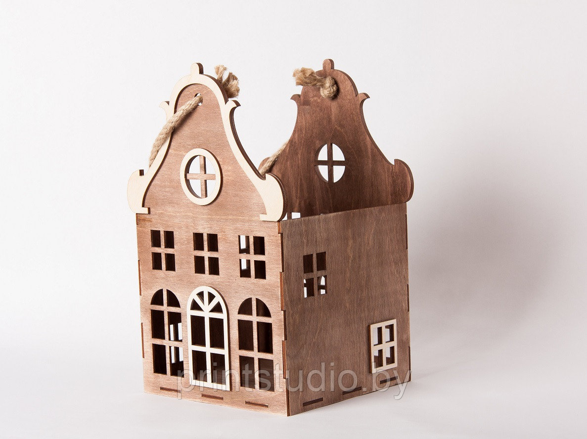Подарочный деревянный домик - фото 3 - id-p123404818