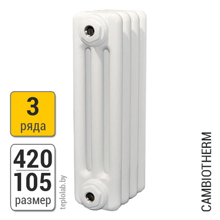 Радиатор трубчатый Arbonia Cambiotherm 3042 3-420 (межосевое - 350 мм), фото 2