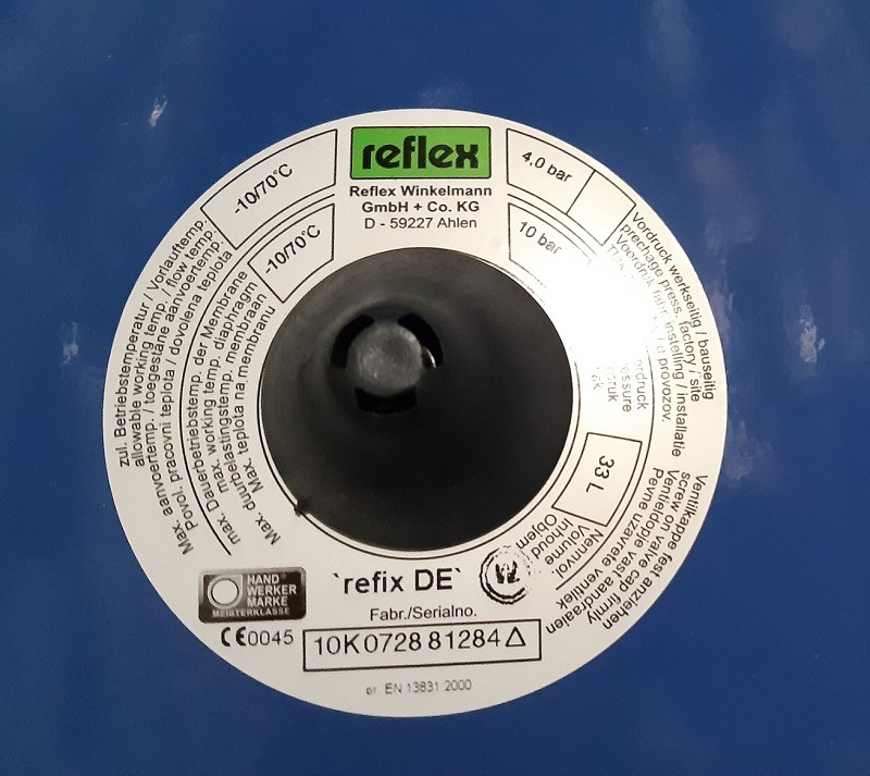 Гидроаккумулятор Reflex Refix DE 33 - фото 2 - id-p69144285