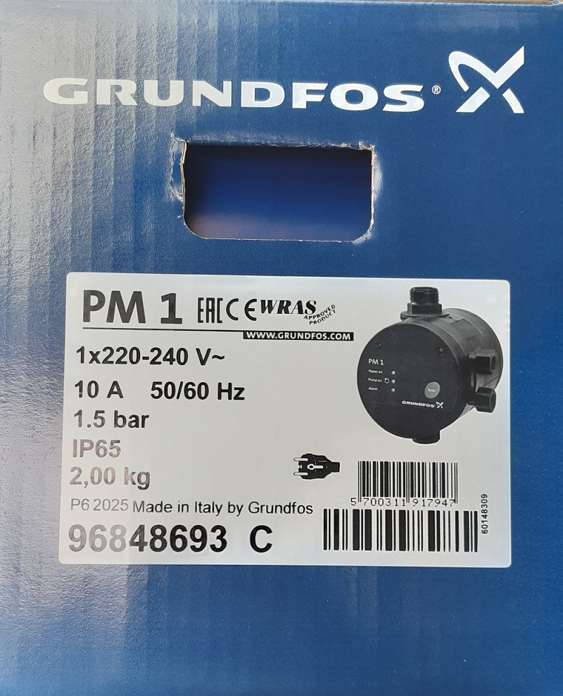 Реле давления Grundfos PM 1 15 - фото 5 - id-p69143469