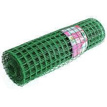 REMOCOLOR Сетка садовая заборная пластиковая, ячейка 50 х 50 мм, высота 1 м, длина 20 м - РемоКолор (66-0-018)