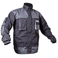 Куртка рабочая XL, 6 карманов, укрепления на локтях - HOEGERT (HT5K280-XL)