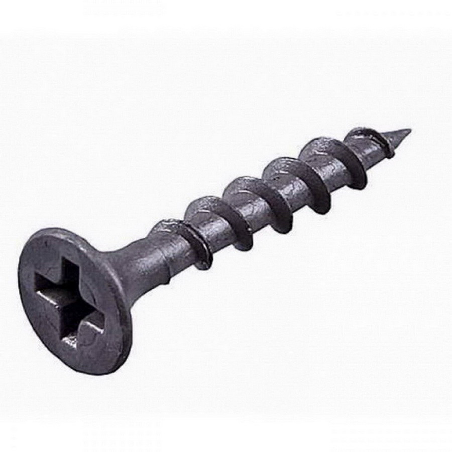 Саморез по ГК 4,8х127, крупный шаг, оксид (упак/100шт) - (m10051rb)