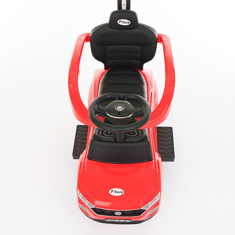 Машинка каталка детская с ручкой Pituso Volkswagen (артикул 651) Red/Красный 651 - фото 6 - id-p131779261