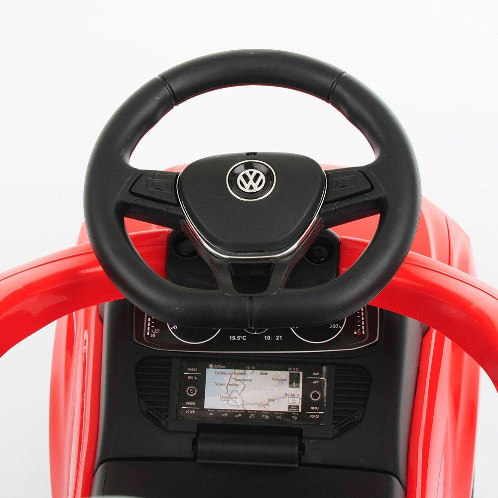 Машинка каталка детская с ручкой Pituso Volkswagen (артикул 651) Red/Красный 651 - фото 7 - id-p131779261