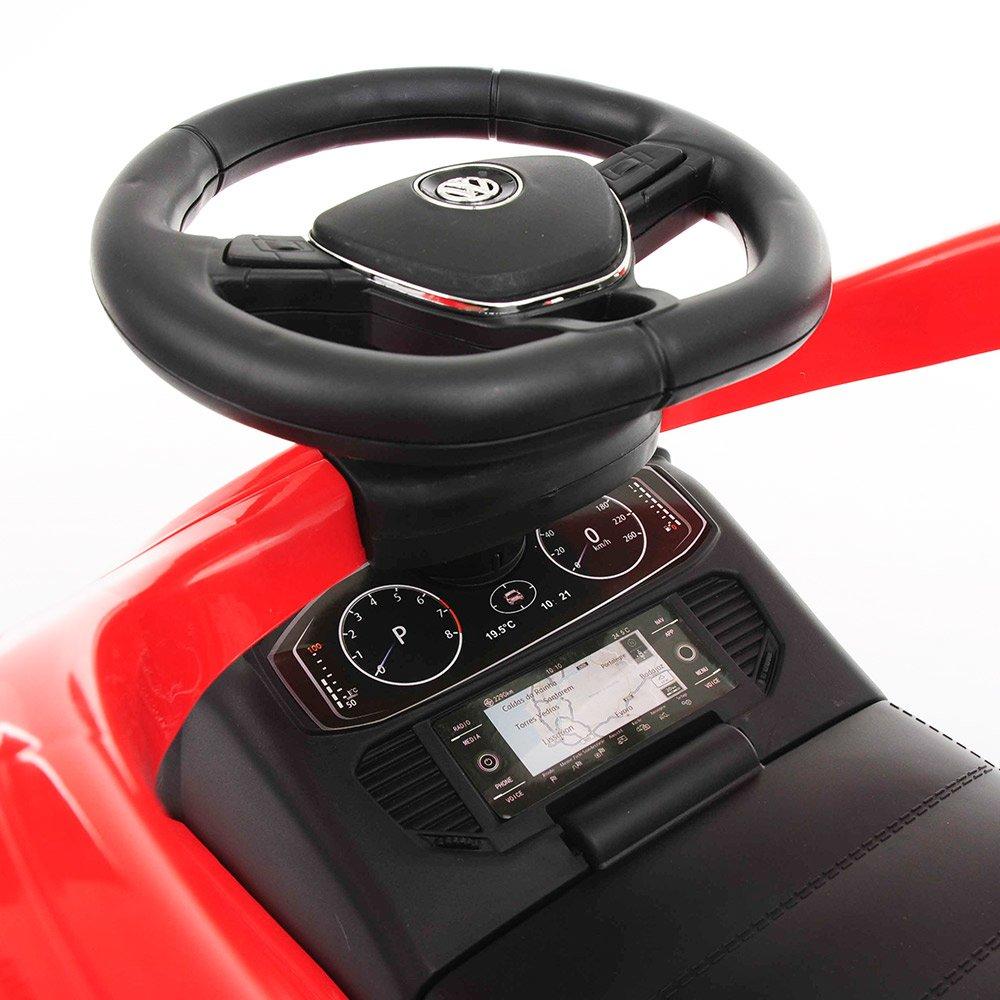 Машинка каталка детская с ручкой Pituso Volkswagen (артикул 651) Red/Красный 651 - фото 8 - id-p131779261