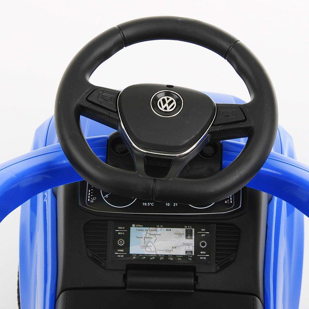 Машинка каталка детская с ручкой Pituso Volkswagen (артикул 651) Blue/Синий - фото 6 - id-p131779263