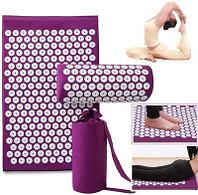 Коврик Кузнецова акупунктурный + подушка акупунктурная Acupressure Mat ( арт. 9-7629 )