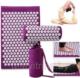 Коврик Кузнецова акупунктурный + подушка акупунктурная Acupressure Mat ( арт. 9-7629 )