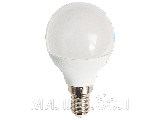 Лампа светодиодная G45 ШАР 8Вт PLED-LX  220-240В Е14 4000К JAZZWAY (60 Вт  аналог лампы накаливания,