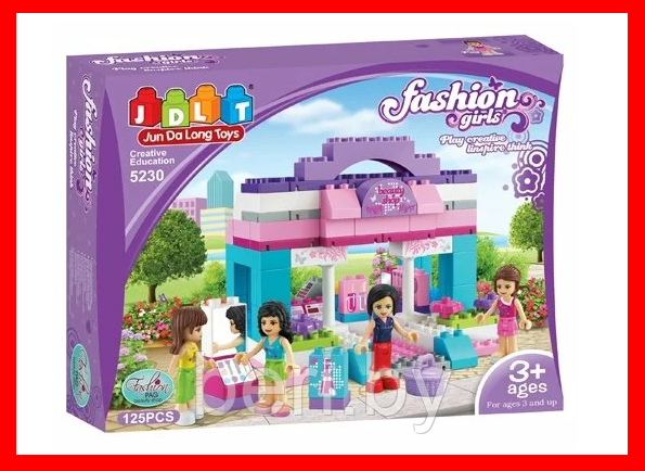 5230 Конструктор JDLT Fashion Girls Модный дом, 125 деталей, аналог Лего (LEGO)