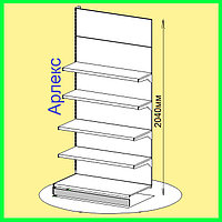 Стеллаж пристенный 2040х1000х580 п5