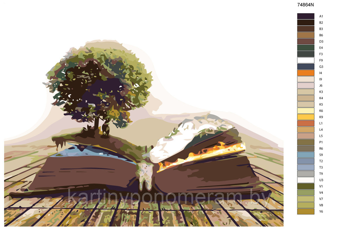 Картина по номерам, 40 x 50, KTMK-74864N