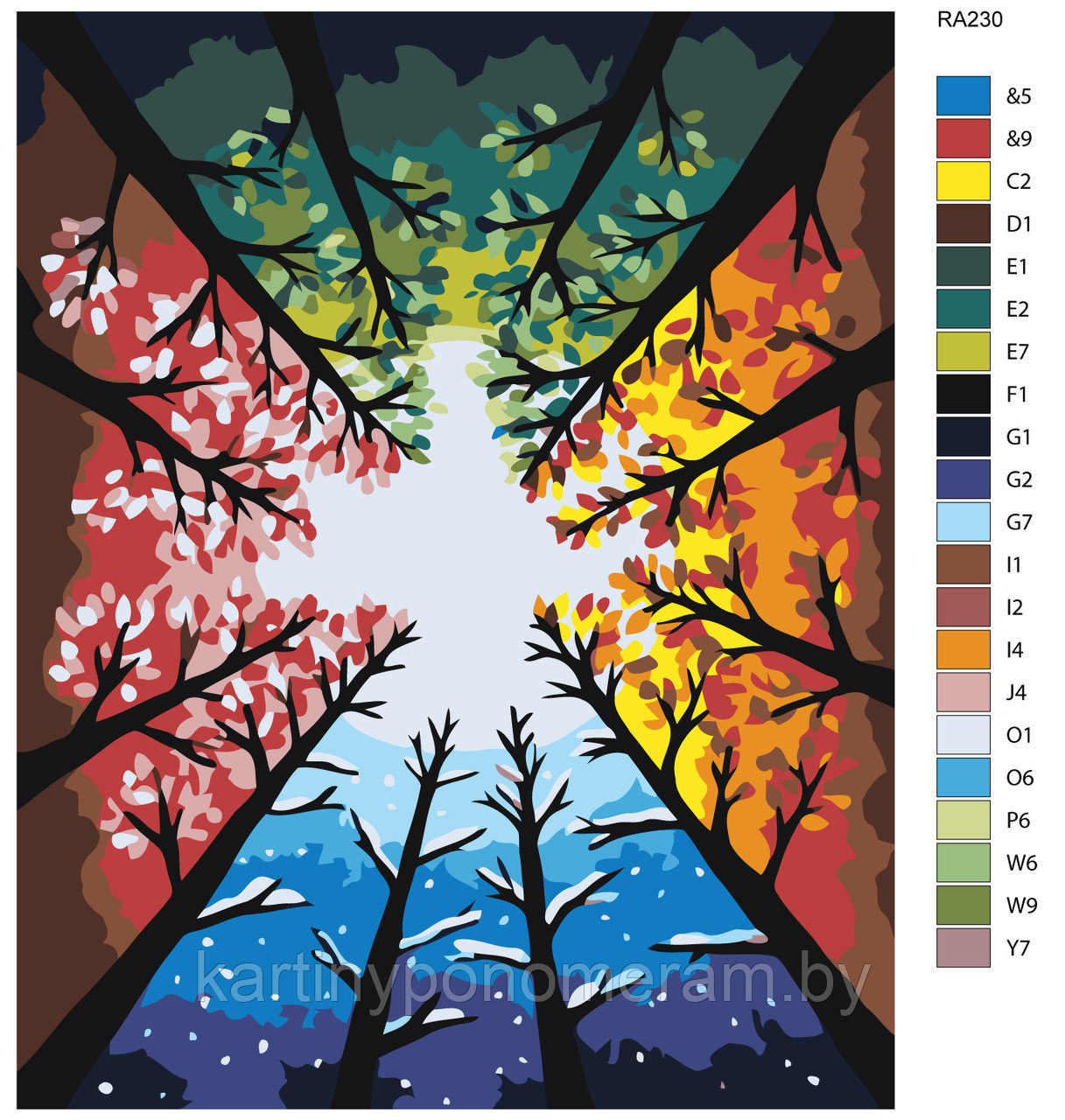 Картина по номерам, 40 x 50, RA230