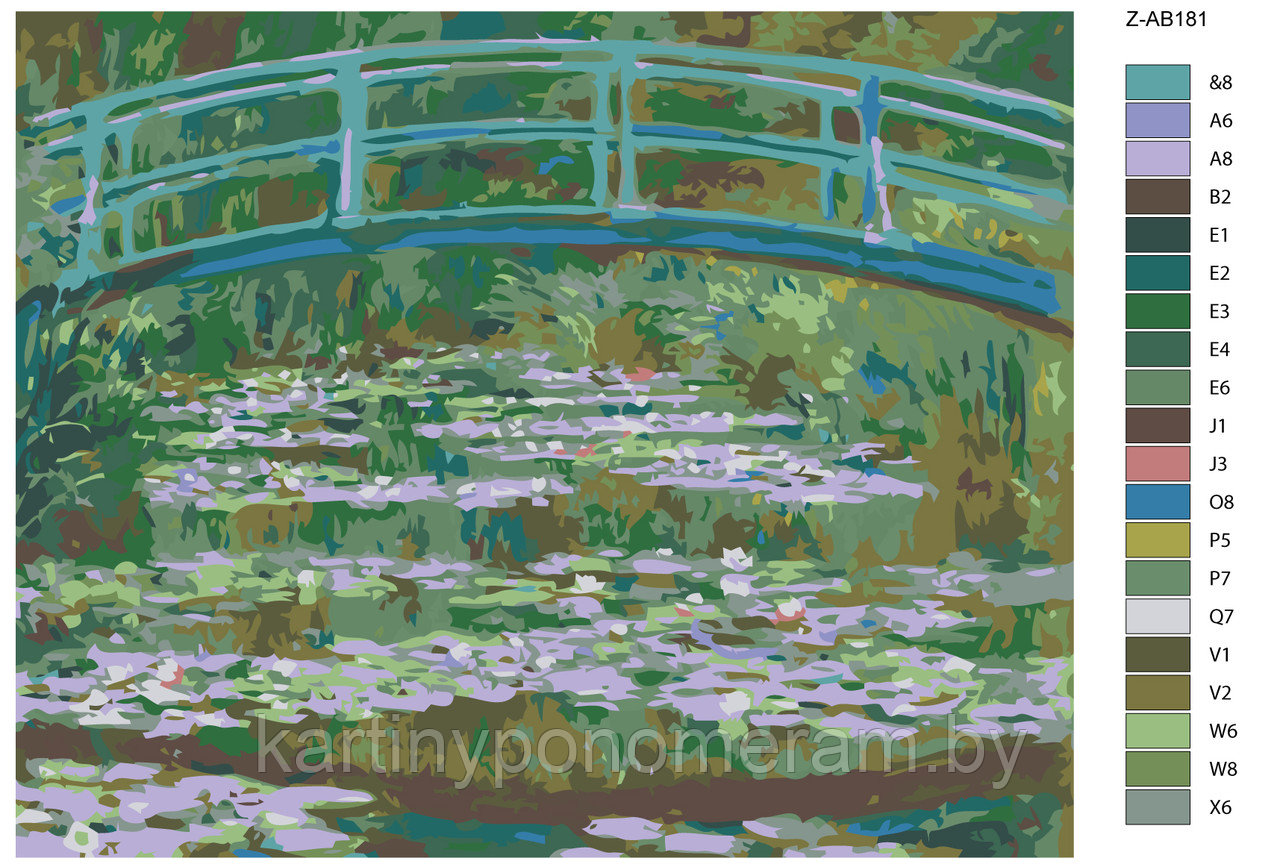 Картина по номерам, 40 x 50, Z-AB181