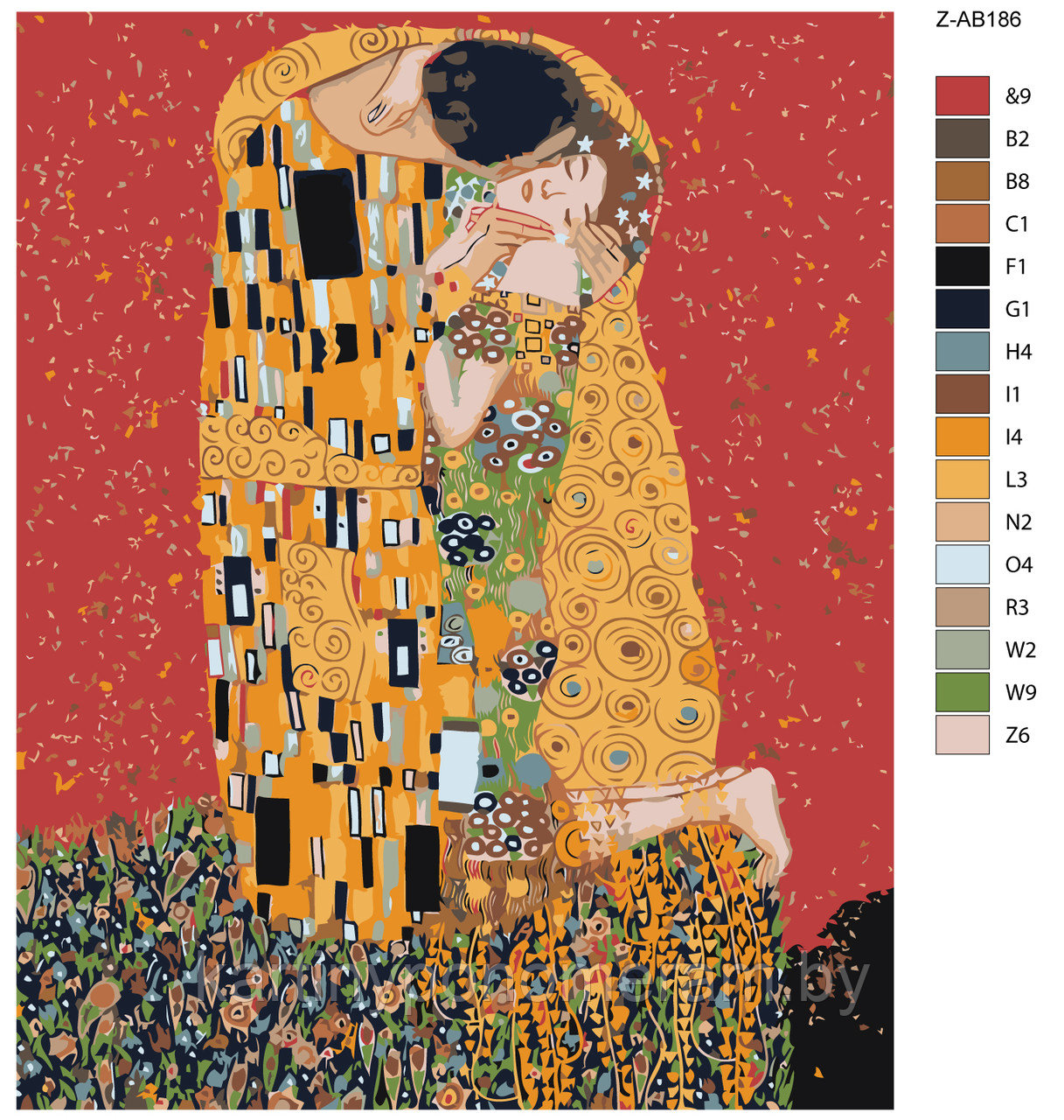 Картина по номерам, 40 x 50, Z-AB186