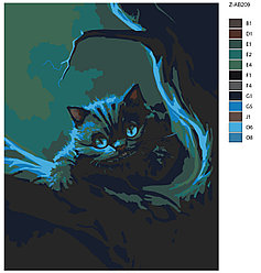 Картина по номерам, 40 x 50, Z-AB209