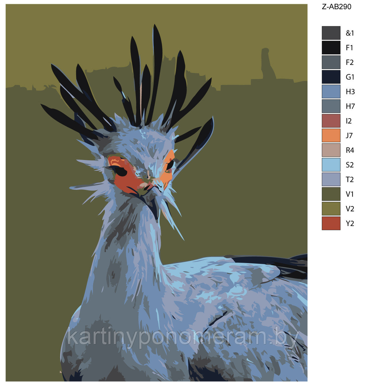 Картина по номерам, 40 x 50, Z-AB290