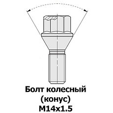 Болты конус М14х1.5