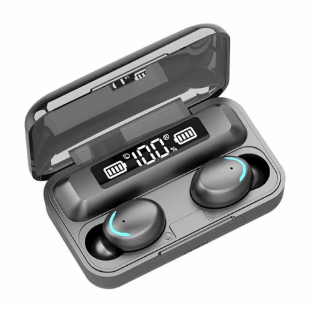 Bluetooth наушники с микрофоном и внешним аккумулятором TWS BTH-F9-5