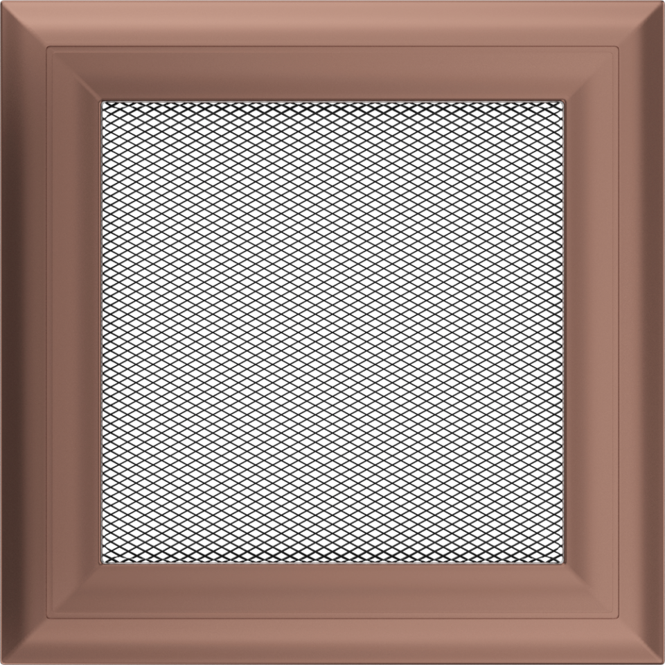 Решетка каминная вентиляционная Oskar медная гальванизированная OM ...